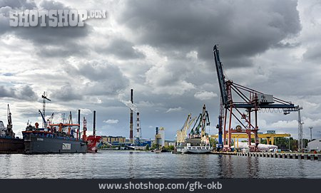 
                Hafen, Schiffswerft, Danzig                   