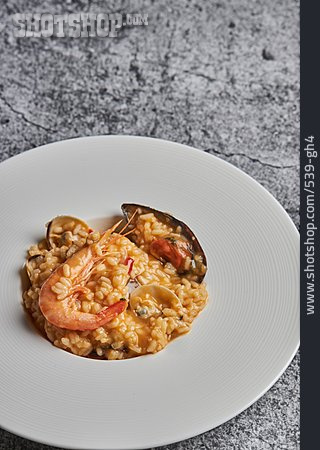 
                Meeresfrüchte, Reisgericht, Paella, Spanische Küche                   