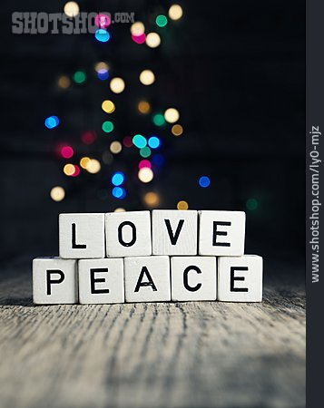
                Love, Peace                   