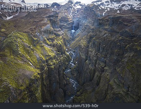 
                Wasserfall, Steilküste, Felsschlucht                   