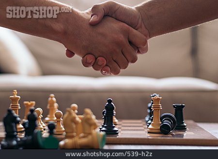 
                Schach, Schachspiel, Gratulieren, Gegenspieler                   