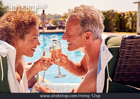
                Paar, Liebe, Urlaub, Champagner, Romantisch                   