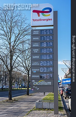 
                Tankstelle, Benzinpreis, Total Energies                   