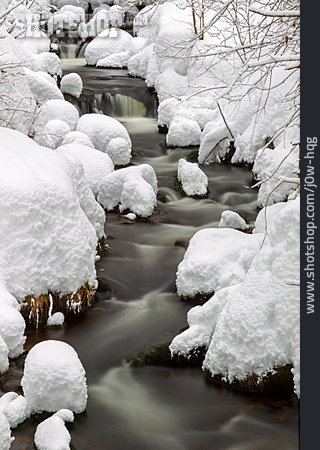 
                Winter, Fluss, Verschneit                   
