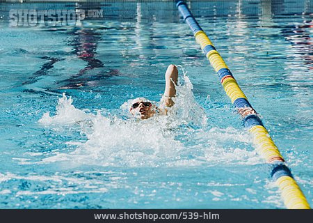 
                Wettkampf, Schwimmer, Behindertensport, Paralympic                   
