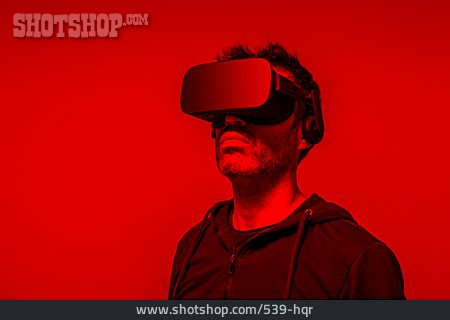 
                Virtuelle Realität, 3d-brille, Head-mounted Display                   