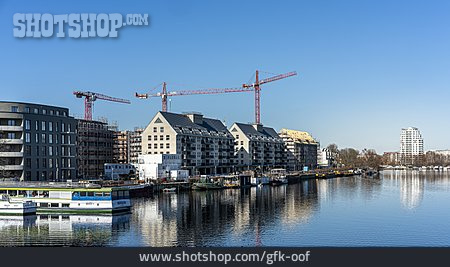 
                Berlin, Spandau, Wohnungsbau, Havel, Havelufer                   