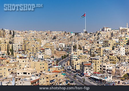 
                Nationalflagge, Jordanien, Amman                   