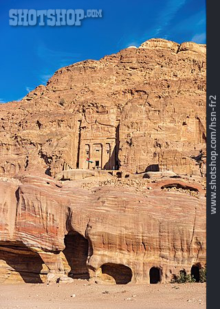 
                Petra, Höhle, Jordanien, Grabtempel                   