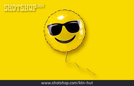 
                Sonnenbrille, Luftballon, Smiley                   