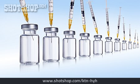 
                Impfung, Impfstoff, Ampulle                   
