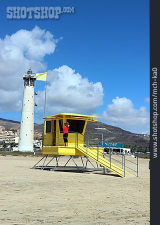 
                Leuchtturm, Strandwache, Playa Del Matorral                   