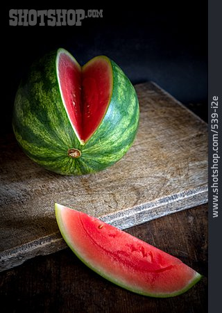
                Wassermelone, Melonenspalte, Landhausküche                   