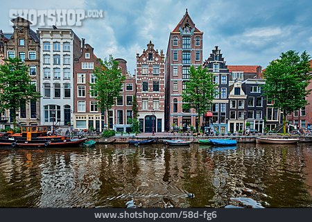 
                Wohnhaus, Amsterdam, Pittoresk, Stadtansichten                   