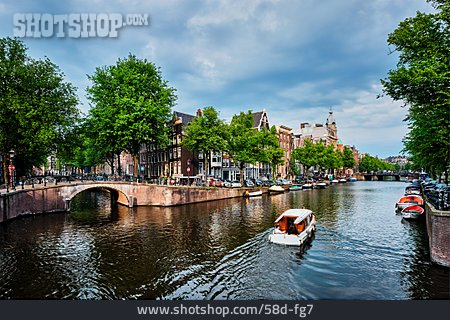 
                Kanal, Holland, Amsterdam, Stadtansichten                   