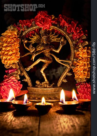 
                Hinduismus, Nataraja, Chola-bronzen                   