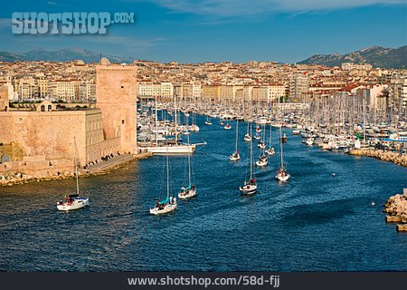 
                Hafen, Yachthafen, Marseille                   