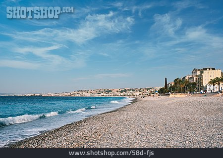 
                Strand, Nizza, Côte D’azur                   