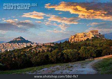 
                Akropolis, Athen, Philopapposhügel                   