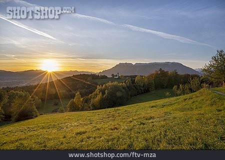 
                Sonnenuntergang, Berchtesgadener Land, Johannishoegl                   