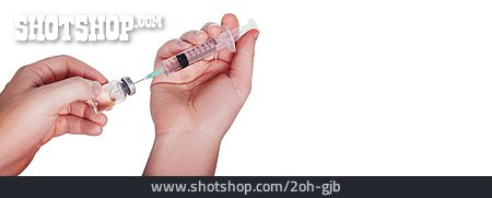
                Impfung, Impfstoff, Ampulle                   