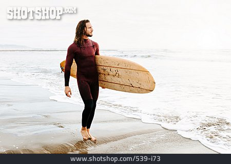 
                Strand, Surfer, Surfbrett                   
