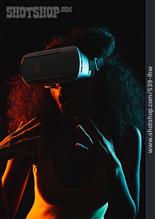 
                Virtuelle Realität, 3d-brille, Metaverse                   