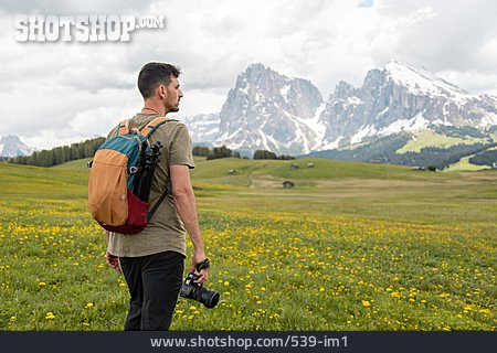 
                Dolomiten, Wanderer, Landschaftsfotografie                   