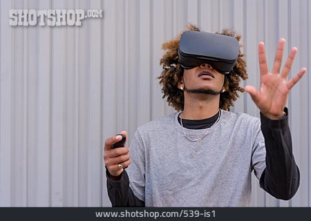 
                Virtuelle Realität, Simulation, 3d-brille                   