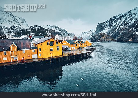 
                Norwegen, Lofoten, Nusfjord                   