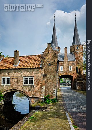 
                Stadttor, Delft, Oostpoort                   
