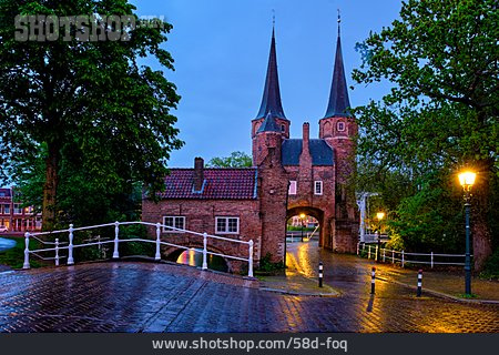 
                Stadttor, Niederlande, Delft, Oostpoort                   