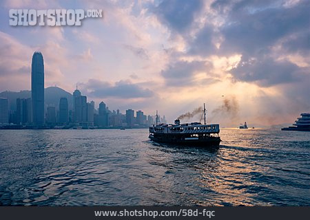 
                Skyline, Hong Kong, Ferry                   