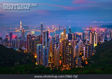 
                Hongkong, China, Victoria Peak                   