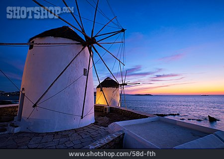 
                Windmühle, Griechenland, Mykonos                   