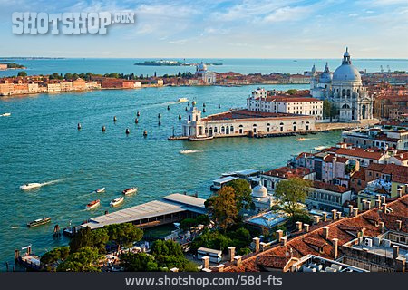 
                Venedig, Lagune, Canale Grande, Santa Maria Della Salute                   