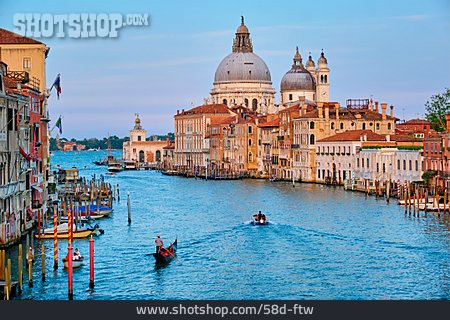 
                Venice, Grand Canal, Santa Maria Della Salute                   