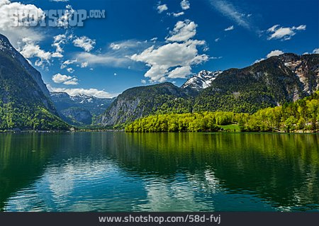 
                Bergsee, österreich, Hallstätter See                   