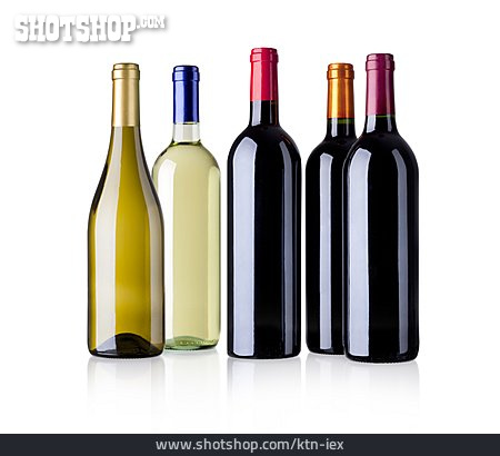 
                Wein, Weinflasche, Rotwein, Weißwein                   