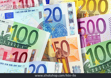 
                Euroschein, Papiergeld, Geldscheine                   