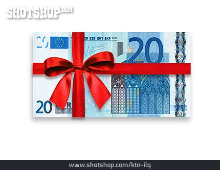 
                Euroschein, Geldgeschenk                   