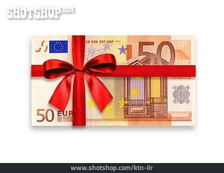 
                Euroschein, Geldgeschenk                   