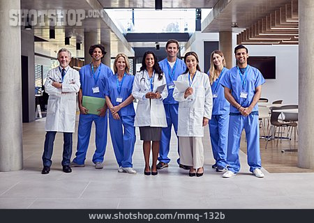 
                Team, Krankenhaus, Mitarbeiter, Gruppenbild                   
