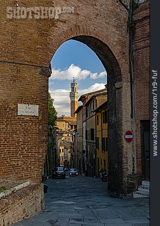 
                Altstadt, Siena, Torre Del Mangia                   