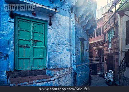 
                Indien, Jodhpur, Blaue Stadt                   