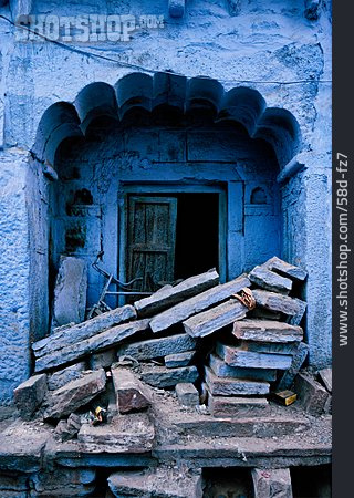
                Indien, Jodhpur, Blaue Stadt                   