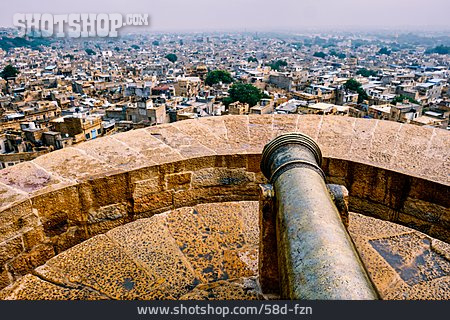 
                Kanone, Rajasthan, Fort, Jaisalmer                   