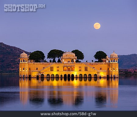 
                Palast, Jal Mahal, Wasserpalast                   