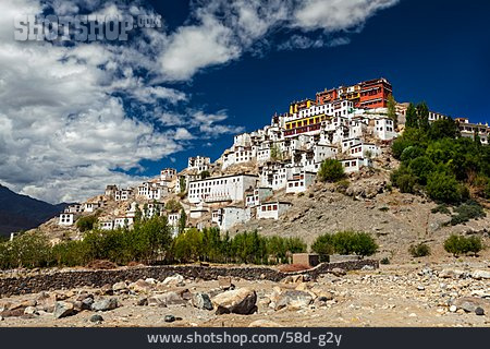 
                Ladakh, Thiksey, Thiksey Gompa                   