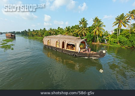 
                Indien, Hausboot                   